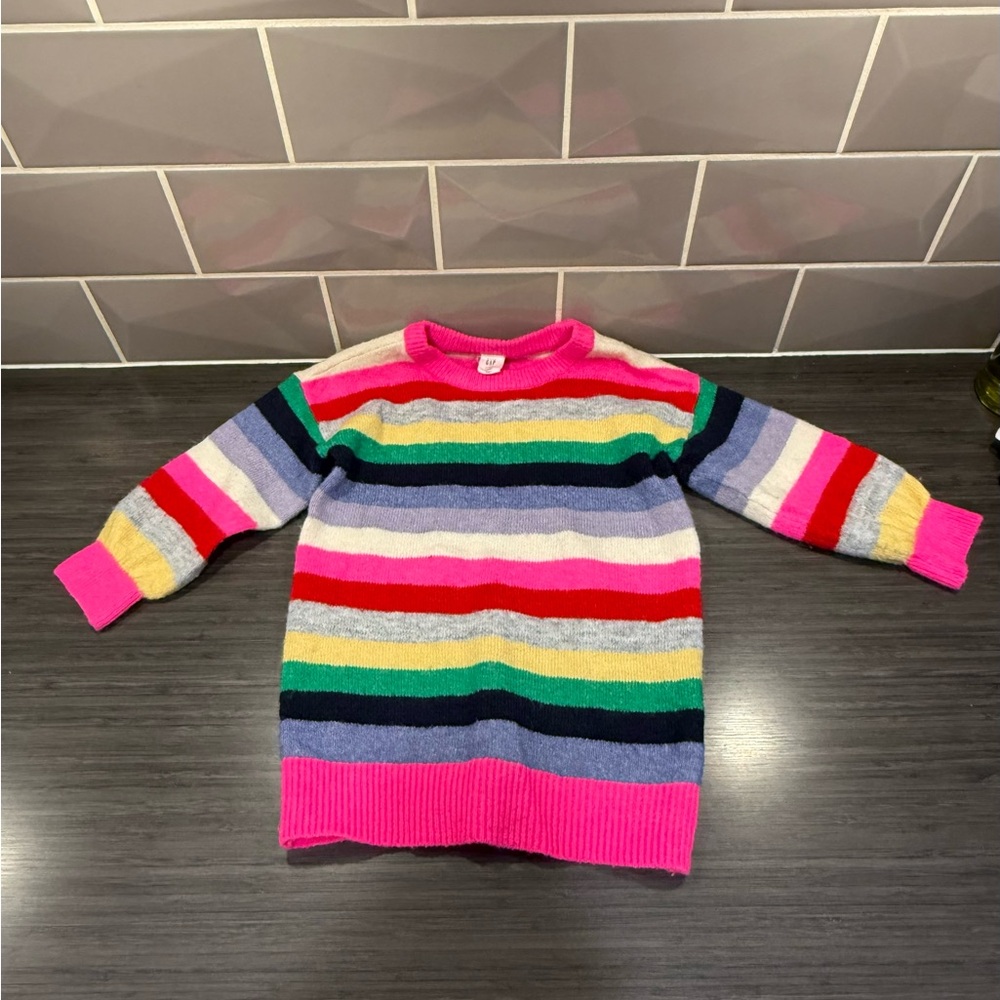 GAP Multicolor Striped Kids Sweater